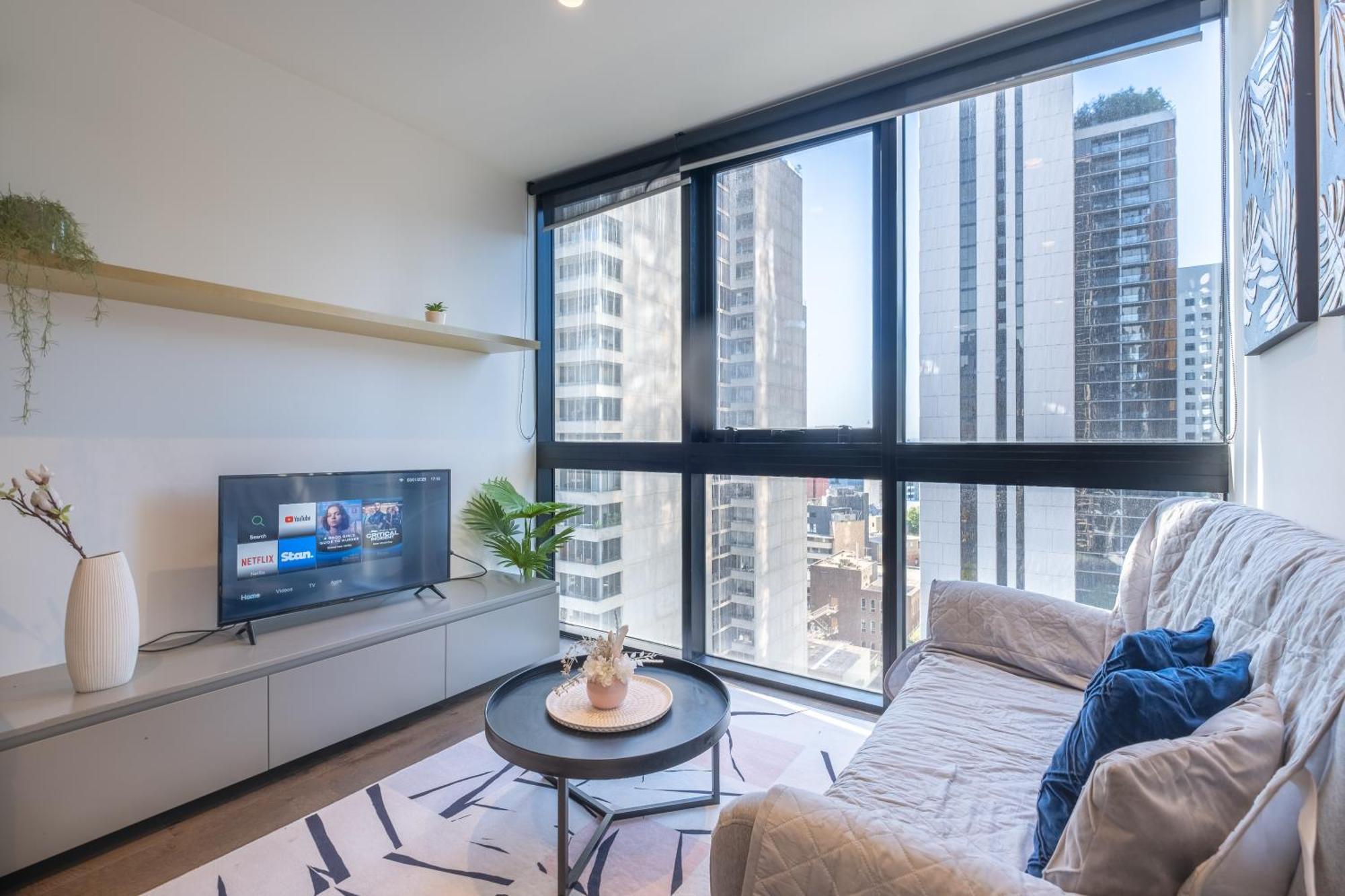 Relaxed 1Br1Ba City View Apt Wifi In Cbd Melbourne Eksteriør billede