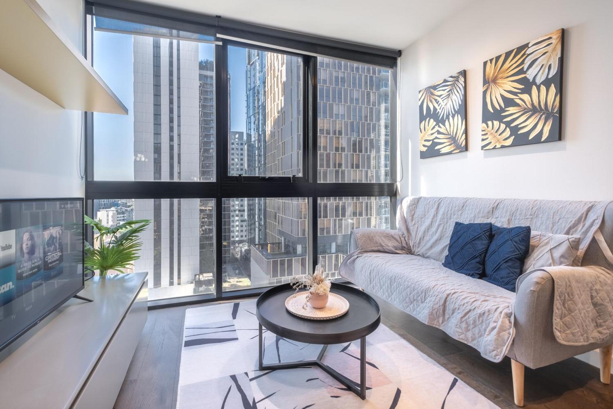Relaxed 1Br1Ba City View Apt Wifi In Cbd Melbourne Eksteriør billede